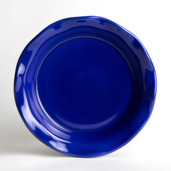 Frilly Pie Plates — American Blue