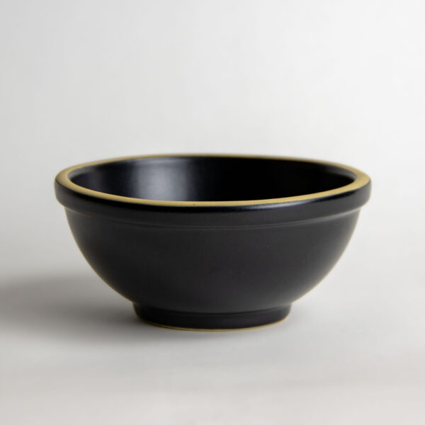 Brookline Cereal Bowls — Matte Black Charcoal