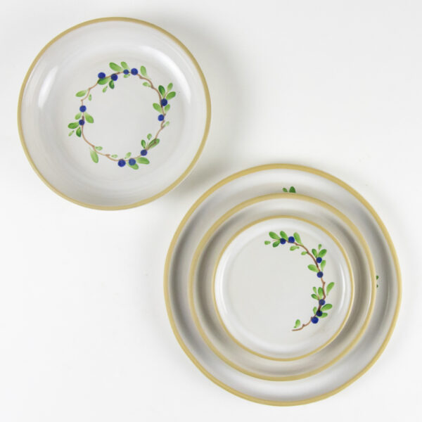 Brookline Dinnerware Sets for Four — Blueberry