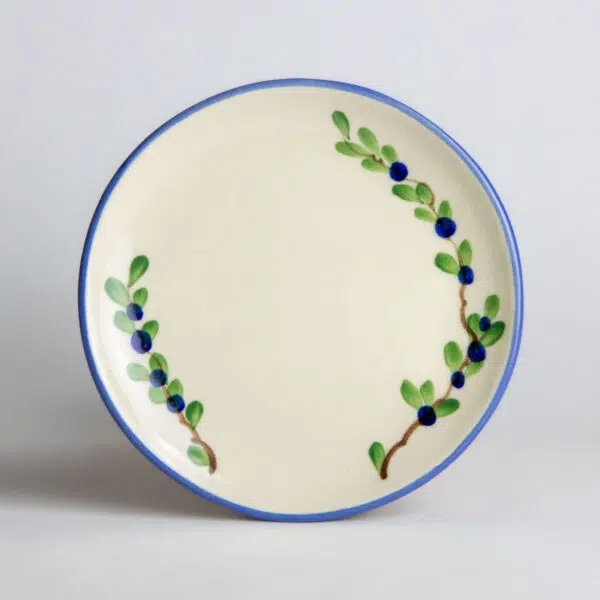 Coupe Salad Plates — Blueberry