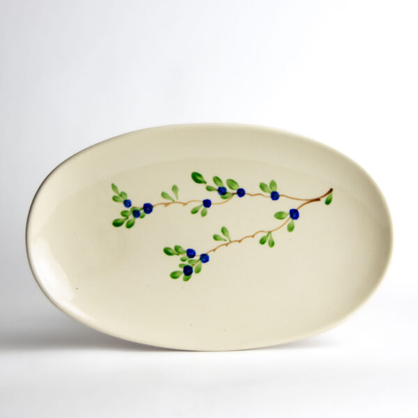Oval Platters — Blueberry