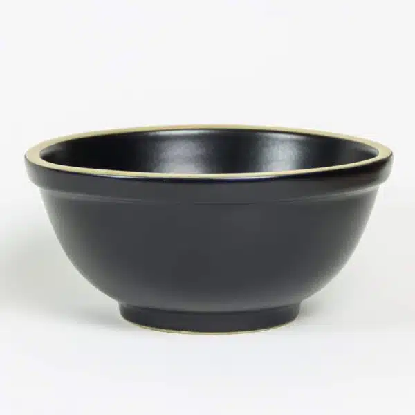 Brookline Mixing Bowls — Matte Black Charcoal