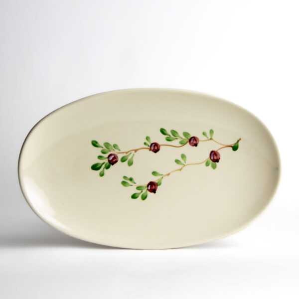 Oval Platters — Cranberry