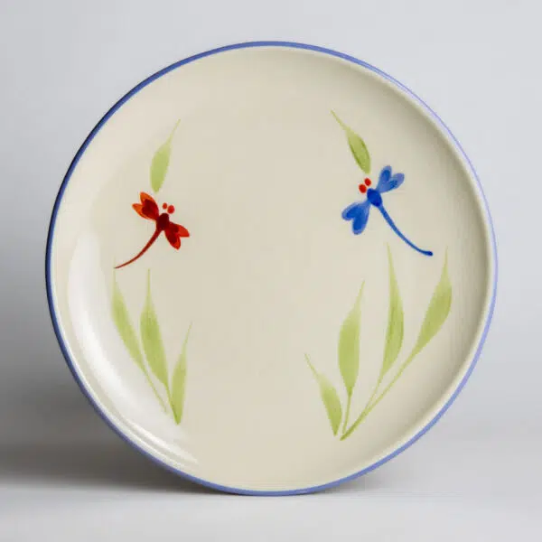 Coupe Dinner Plates — Dragonfly