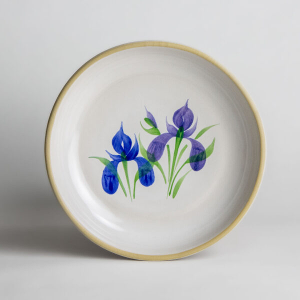 Brookline Shallow Bowls — Field of Iris