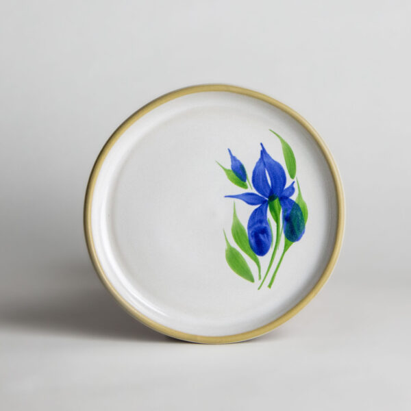 Brookline Dessert Plates — Field of Iris