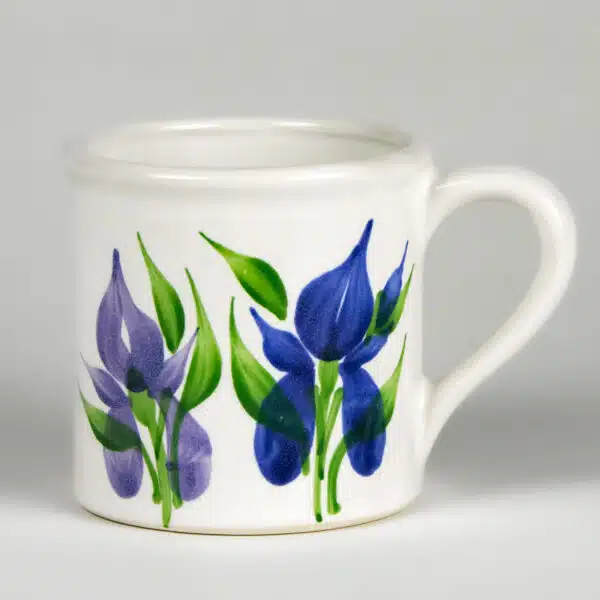 Brookline 16 oz Camp Mug — Field of Iris