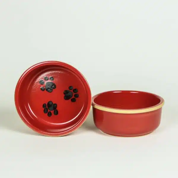 Small Dog Bowl Sets — Cherry