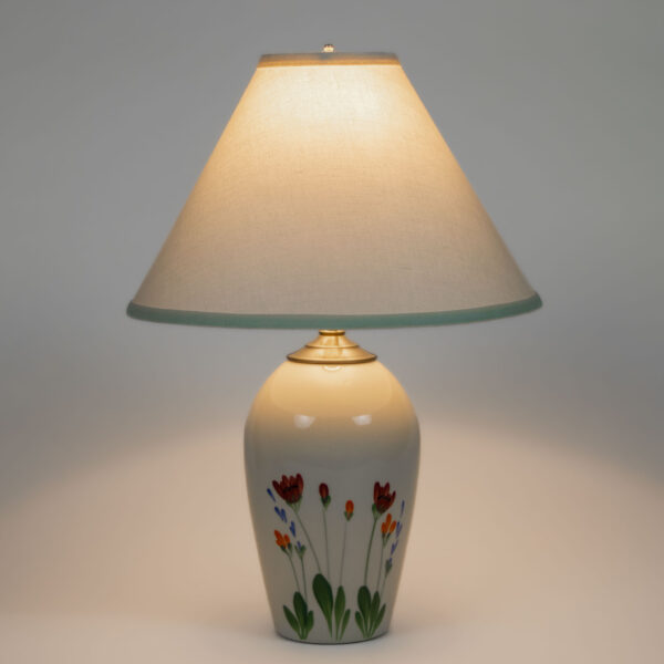Table Lamps — Red Poppy