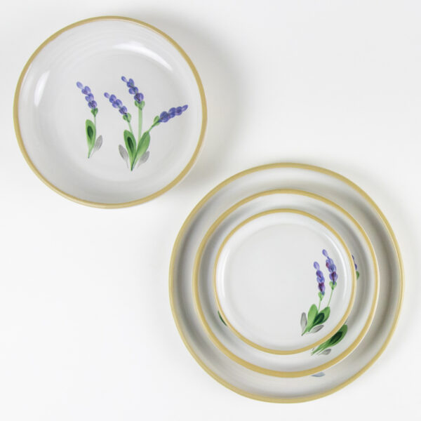 Brookline Dinnerware Sets for Four — Lavender