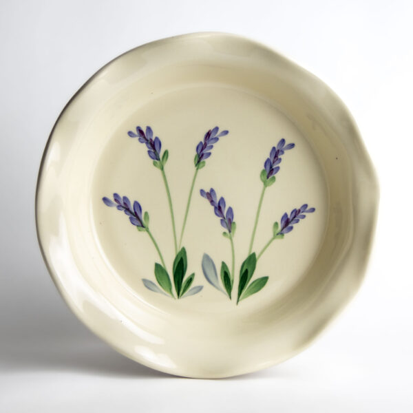 Frilly Pie Plates — Lavender