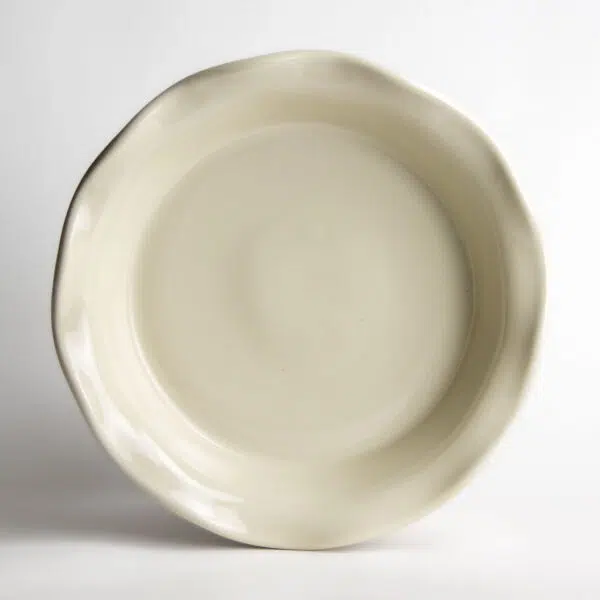Frilly Pie Plates — Pearl