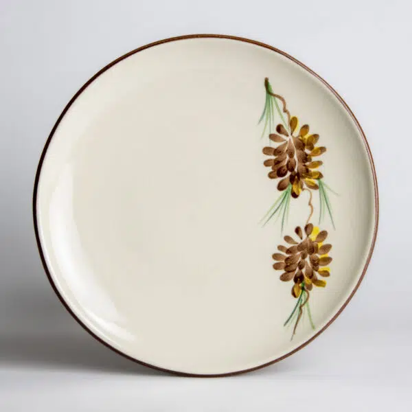 Coupe Dinner Plates — Pinecone