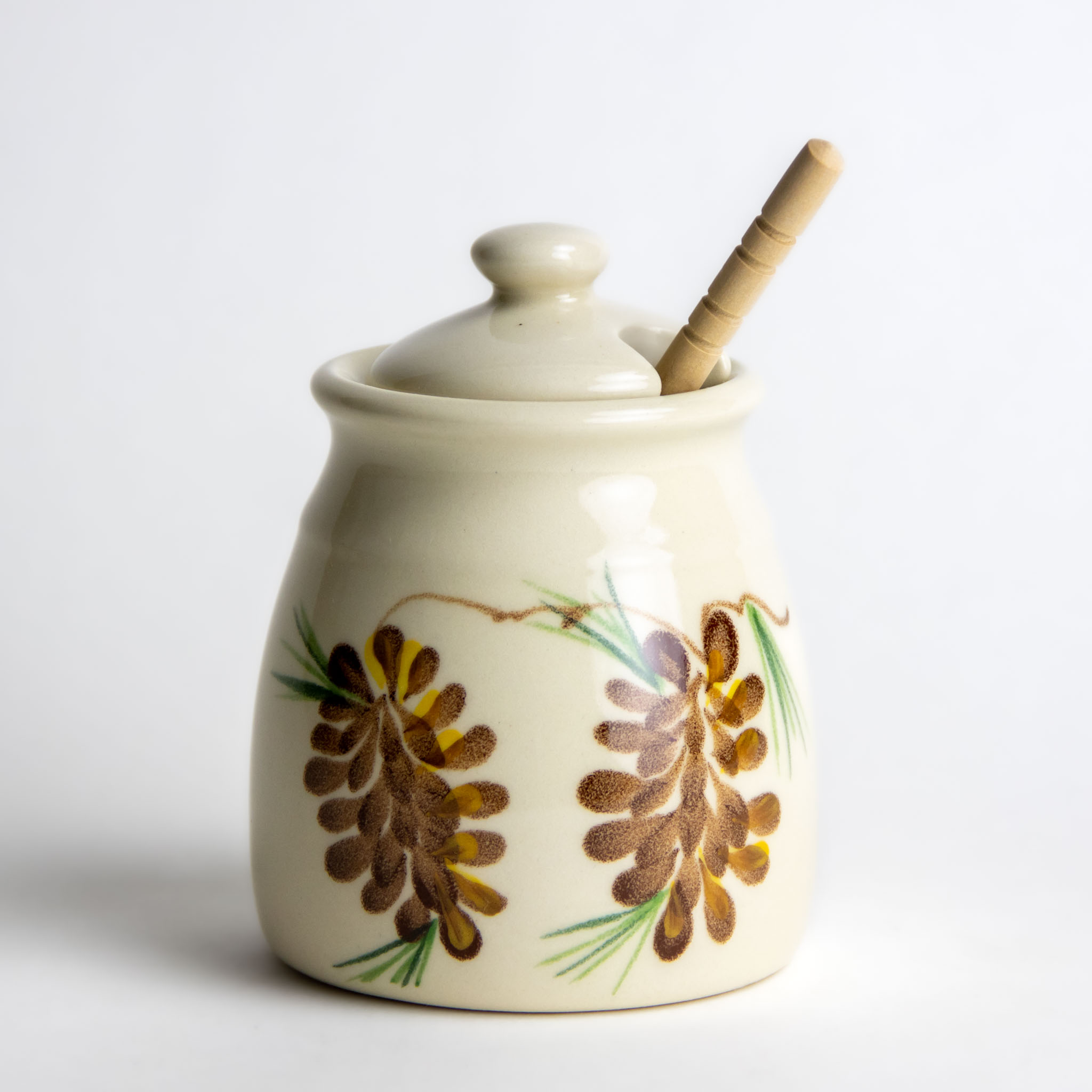 Pinecone Honey Pot