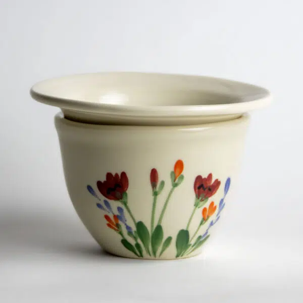 African Violet Pots — Red Poppy