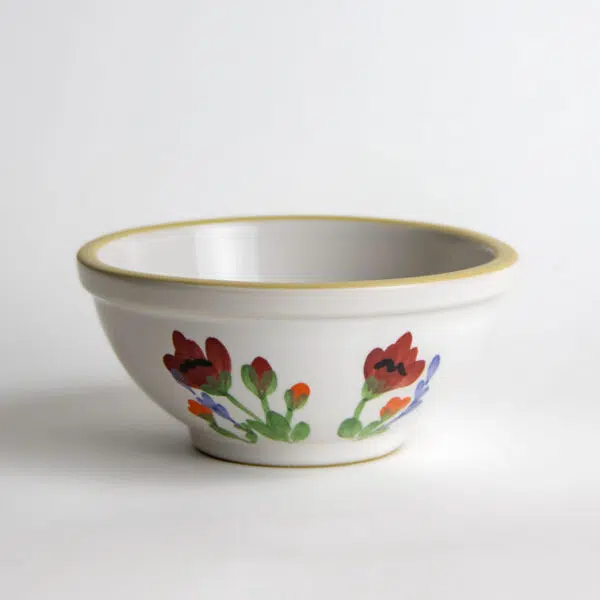 Brookline Cereal Bowls — Red Poppy