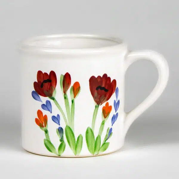 Brookline 16 oz Camp Mug — Red Poppy
