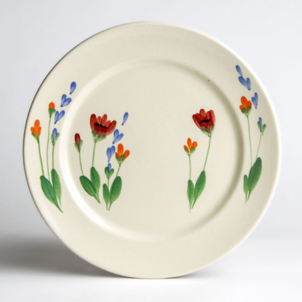 Classic Dinner Plates — Red Poppy