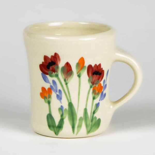 Heritage Diner Mugs — Red Poppy