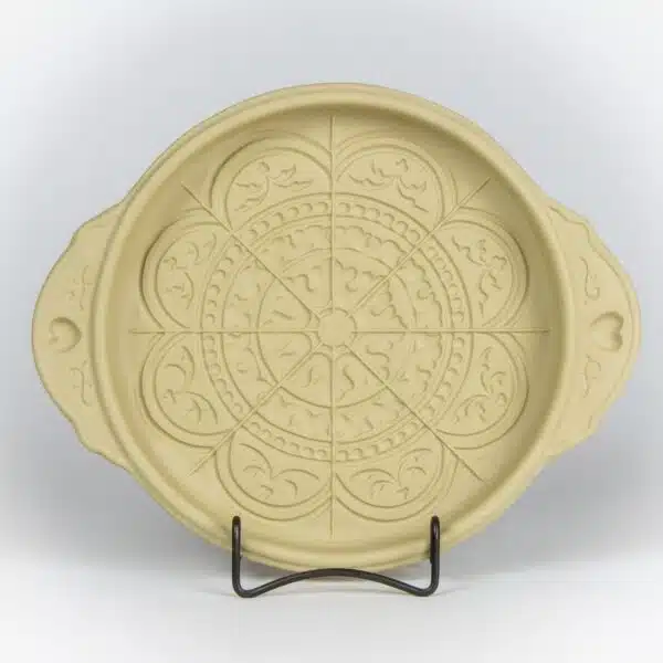Brown Bag Designs Shortbread Pan Baking Mix Set — Rose Window
