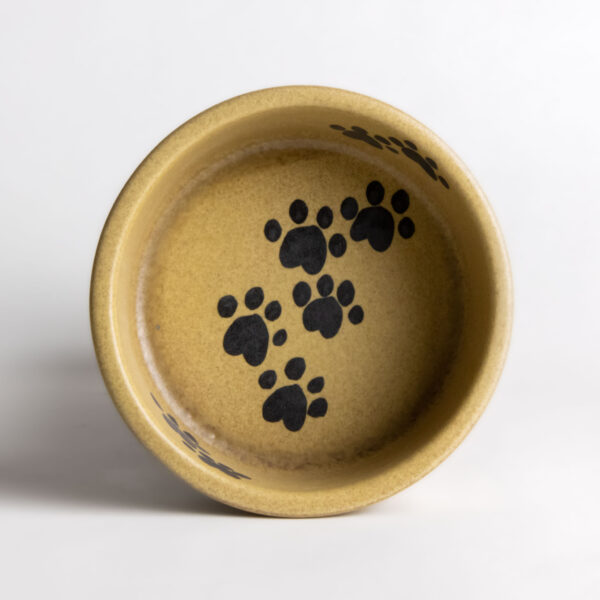 Small Classic Dog Bowls — Go Green Earthware Walking Paws