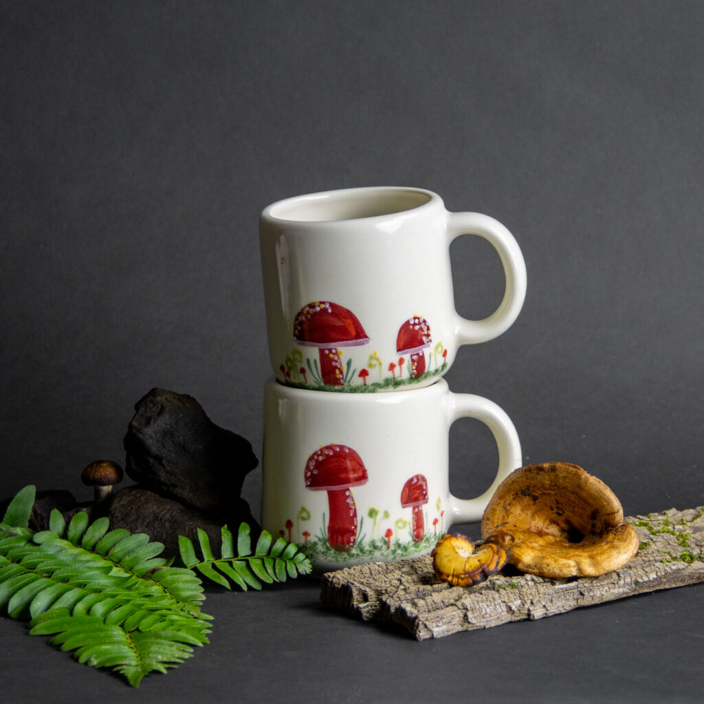 Woodland Mushroom Signature Mug Ferns