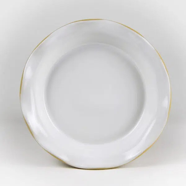 Frilly Pie Plates — Ivory