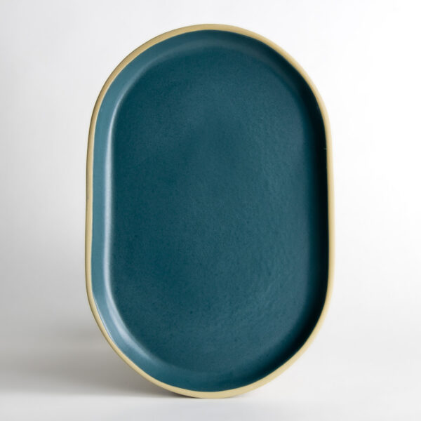 Medium Brookline Oval Tray — Baltic