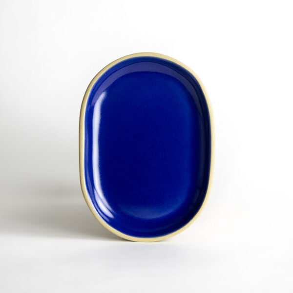 Small Brookline Oval Tray — American Blue