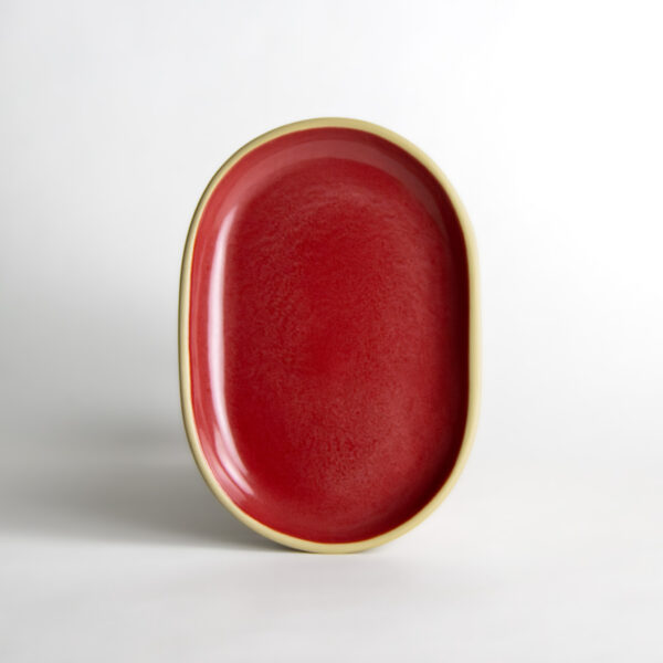 Small Brookline Oval Tray — Cherry