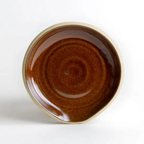 Stoneware Spoon Rest — Copper Clay