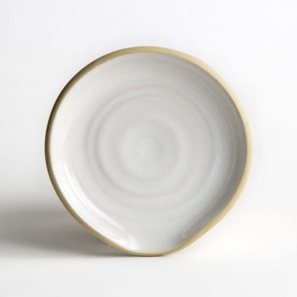 Stoneware Spoon Rest — Ivory