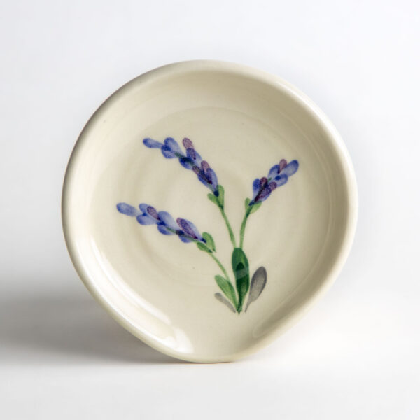 Stoneware Spoon Rest — Lavender