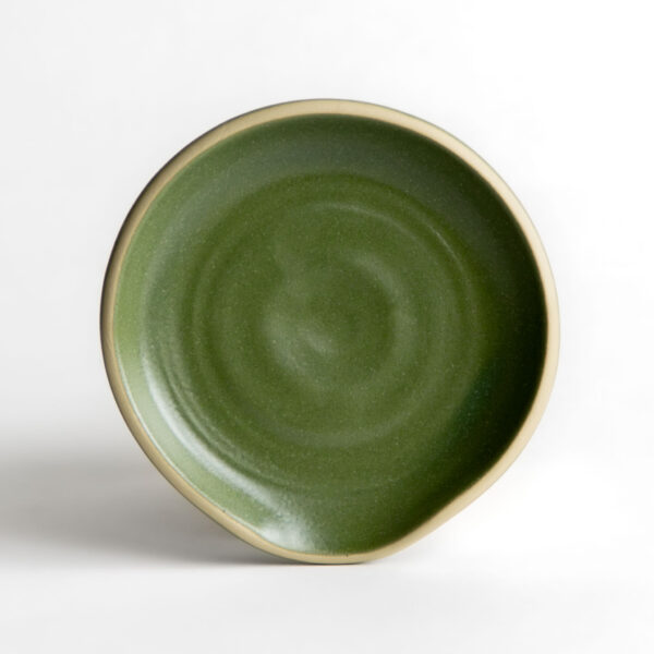 Stoneware Spoon Rest — Moss