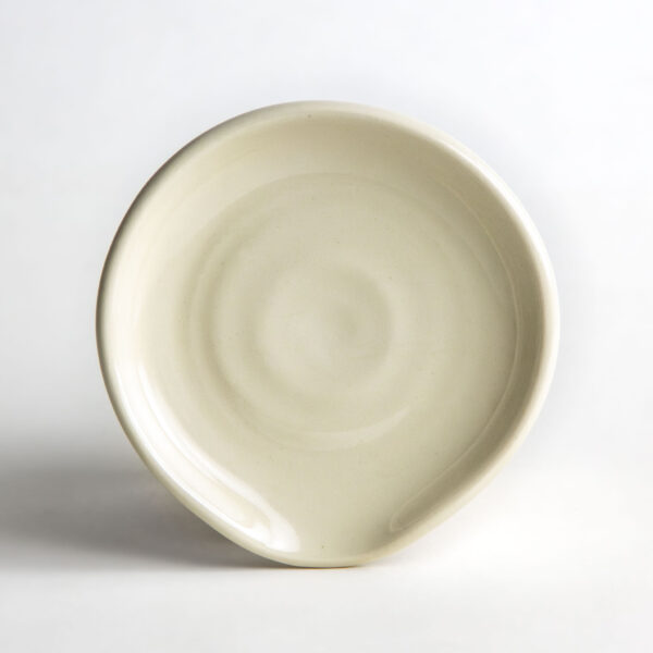Stoneware Spoon Rest — Pearl